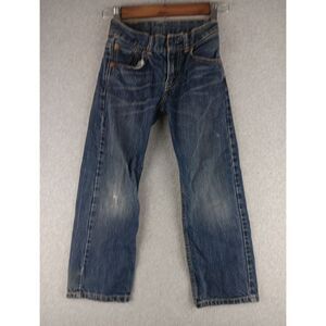Levi 505 blue denim jeans size 22 x‎ 22 Youth 8 Slim